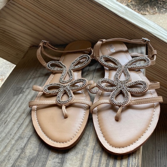 Sandals brown funny design - Picture 1 of 8